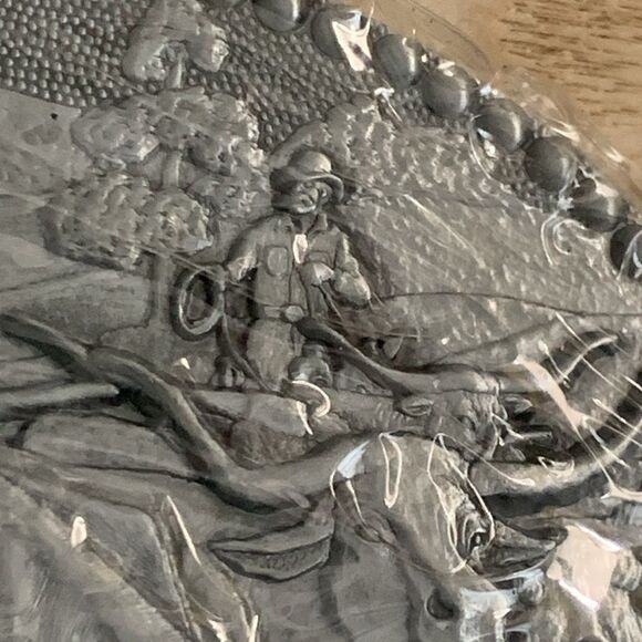 ZEE Series Longhorn Cattle Drive Metal Belt Buckle - Picture 8 of 13